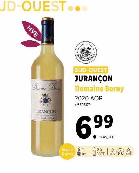 jurançon domaine borny 2020 aop