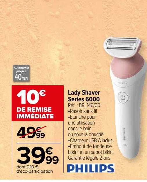 Lady Shaver Series 6000 Philips