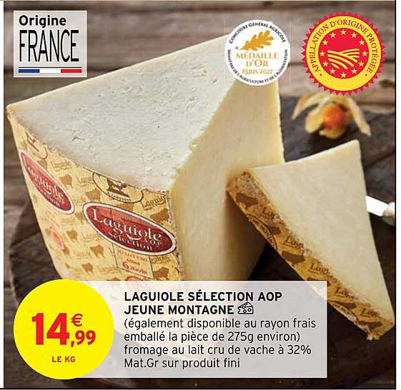 Laguiole Sélection Aop Jeune Montagne