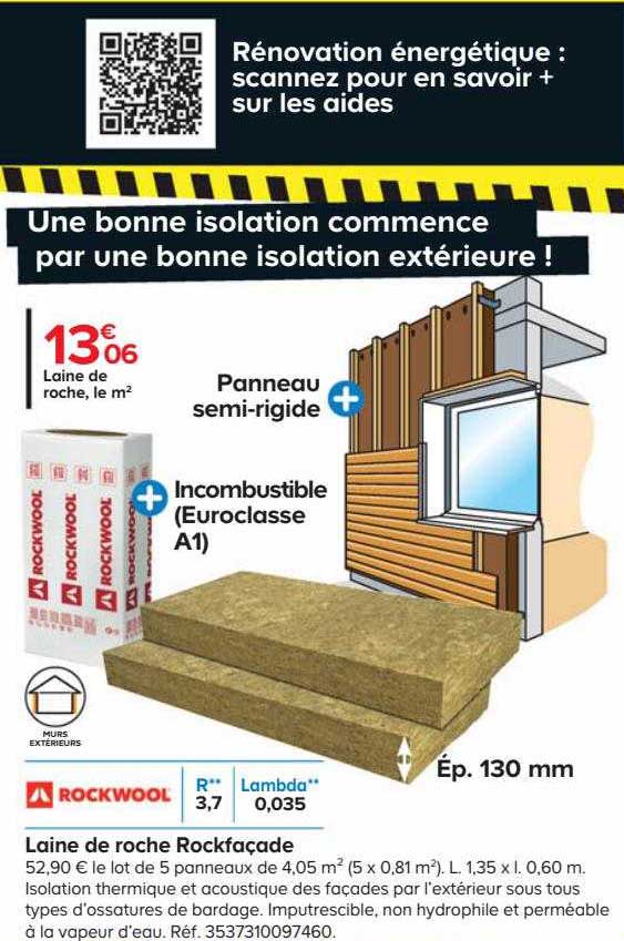 laine de roche rockfaçade