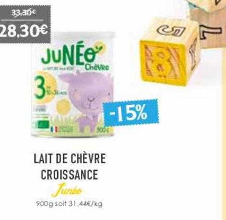 Lait De Chèvre Croissance Junéo
