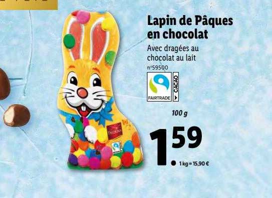 Lapin De Pâques En Chocolat