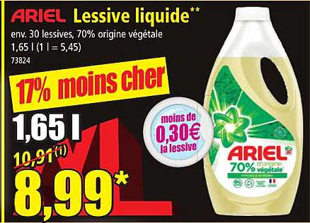 Lessive Liquide Ariel