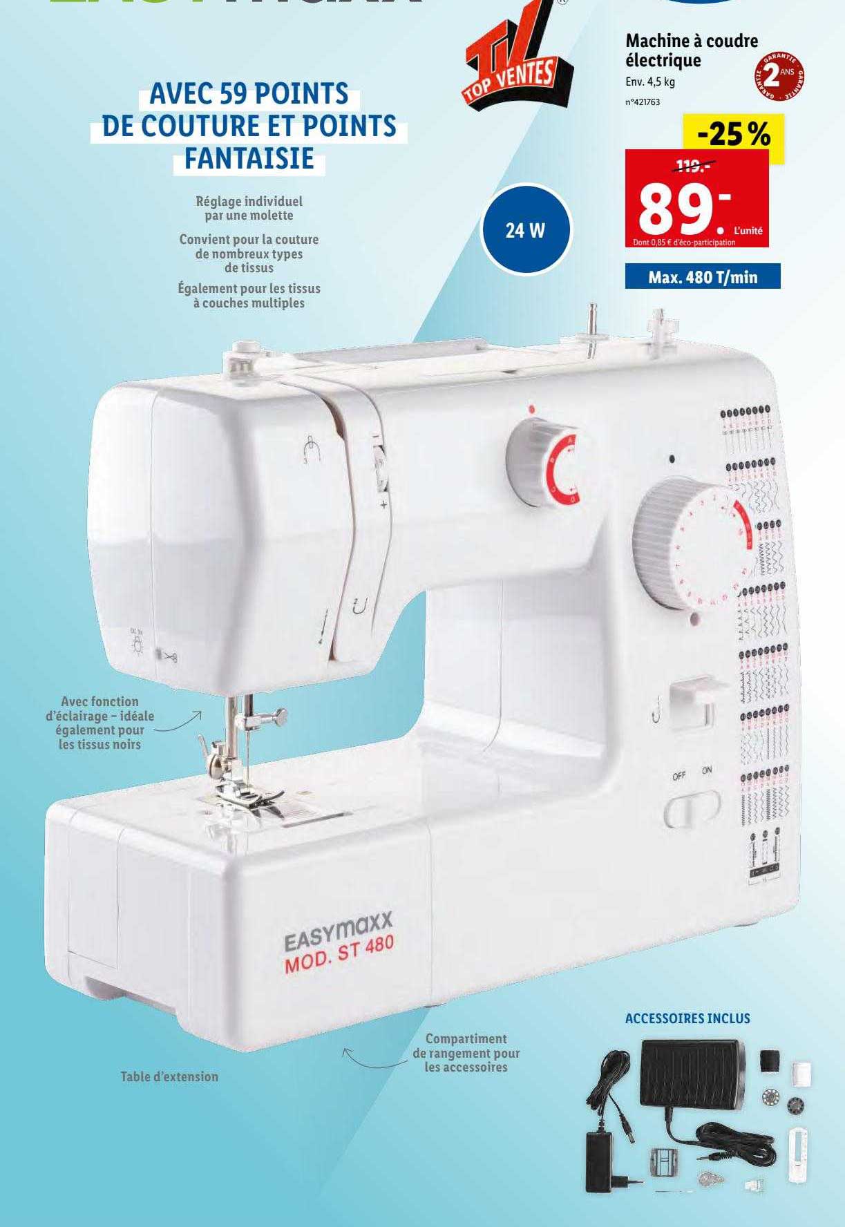 machine à coudre électrique