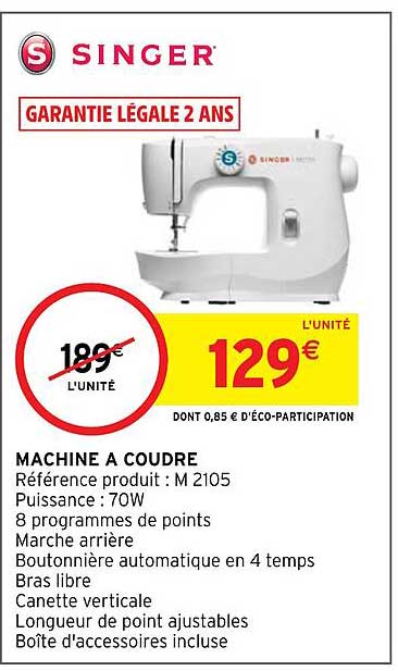 machine à coudre singer