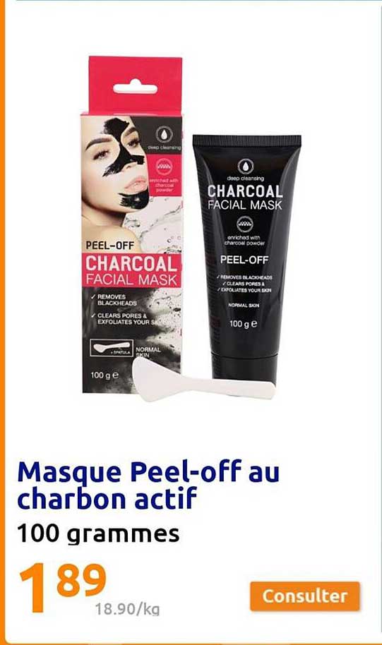 Masque Peel-off Au Charbon Actif