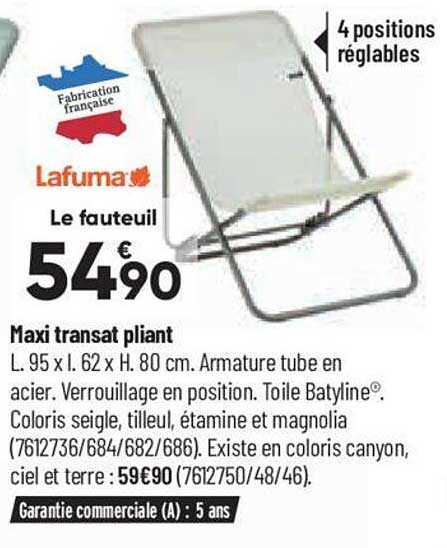 Maxi Transat Pliant Lafuma