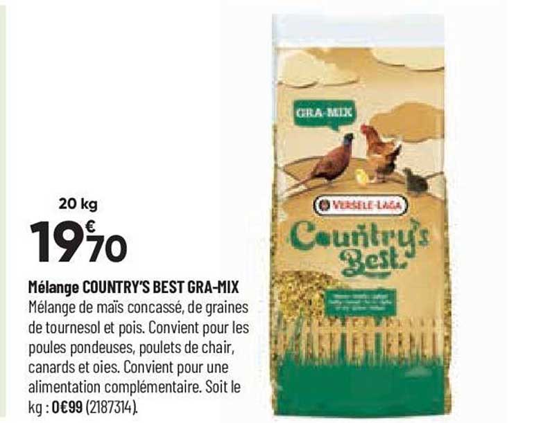 mélange country's best gra-mix