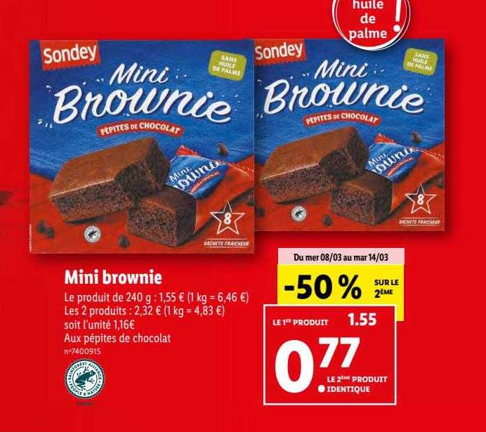 Mini Brownie Sondey