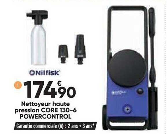 nettoyeur haute pression core 130-6 power control nilfisk