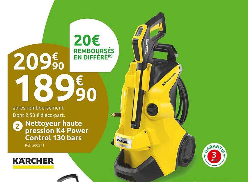 nettoyeur haute pression k4 power control 130 bars kärcher