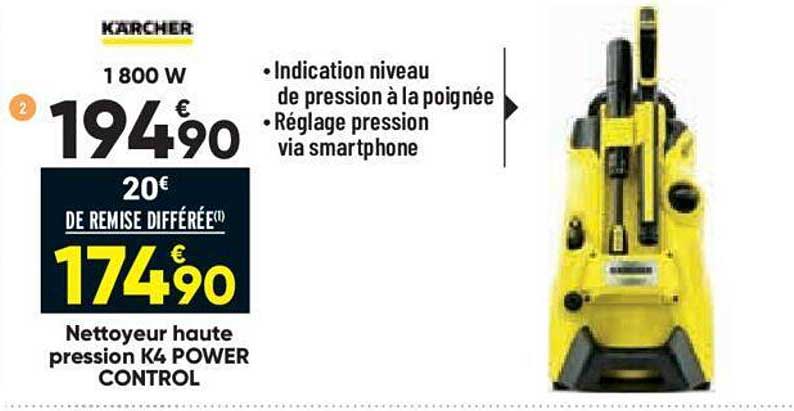 nettoyeur haute pression k4 power control kärcher