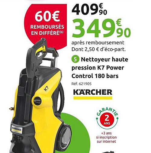 nettoyeur haute pression k7 power control 180 bars kärcher