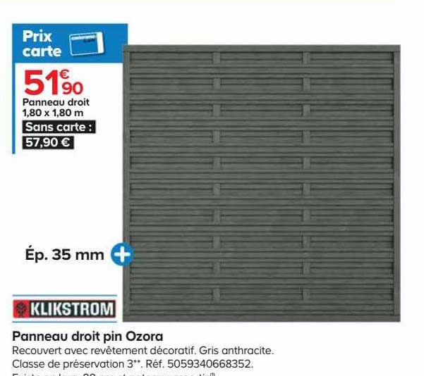 panneau droit pin ozora klikstrom