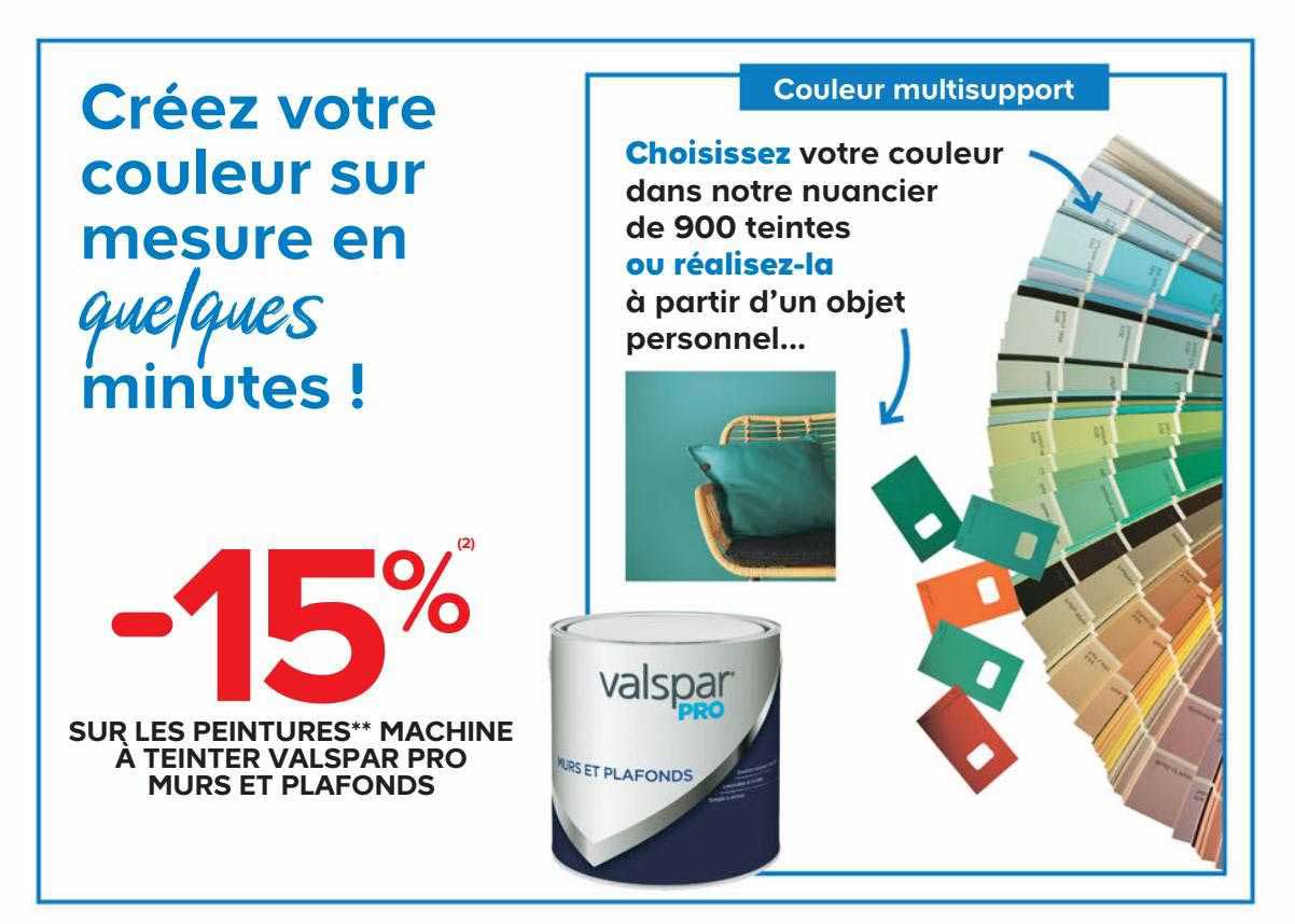 Peintures Machine à Teinter Valspar Pro Murs Et Plafonds
