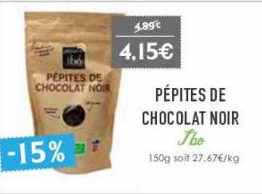 Pépites De Chocolat Noir Ibo