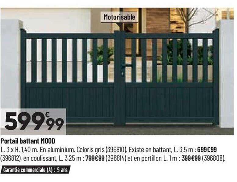 portail battant mood