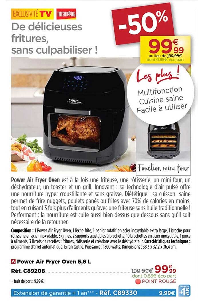 Power Air Fryer Oven