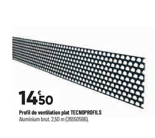 profil de ventilation plat tecnoprofils