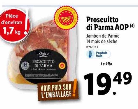 Proscuitto Di Parma Aop Deluxe