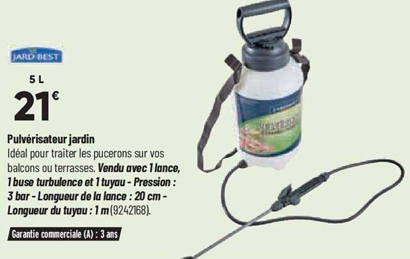 pulvérisateur jardin jardibest