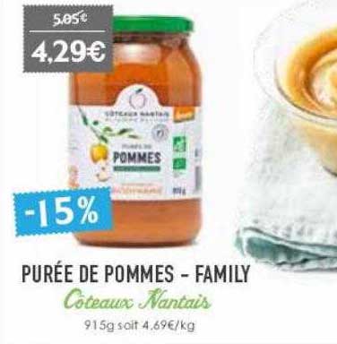 Purée De Pommes - Family Côteaux Nantais