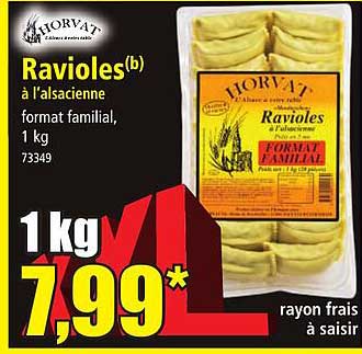 Ravioles à L'alsacienne Horvat