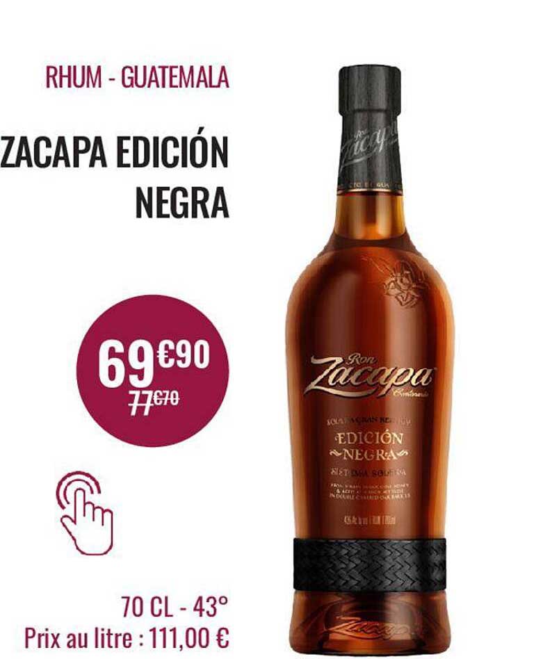 rhum - guatemala zacapa edición negra