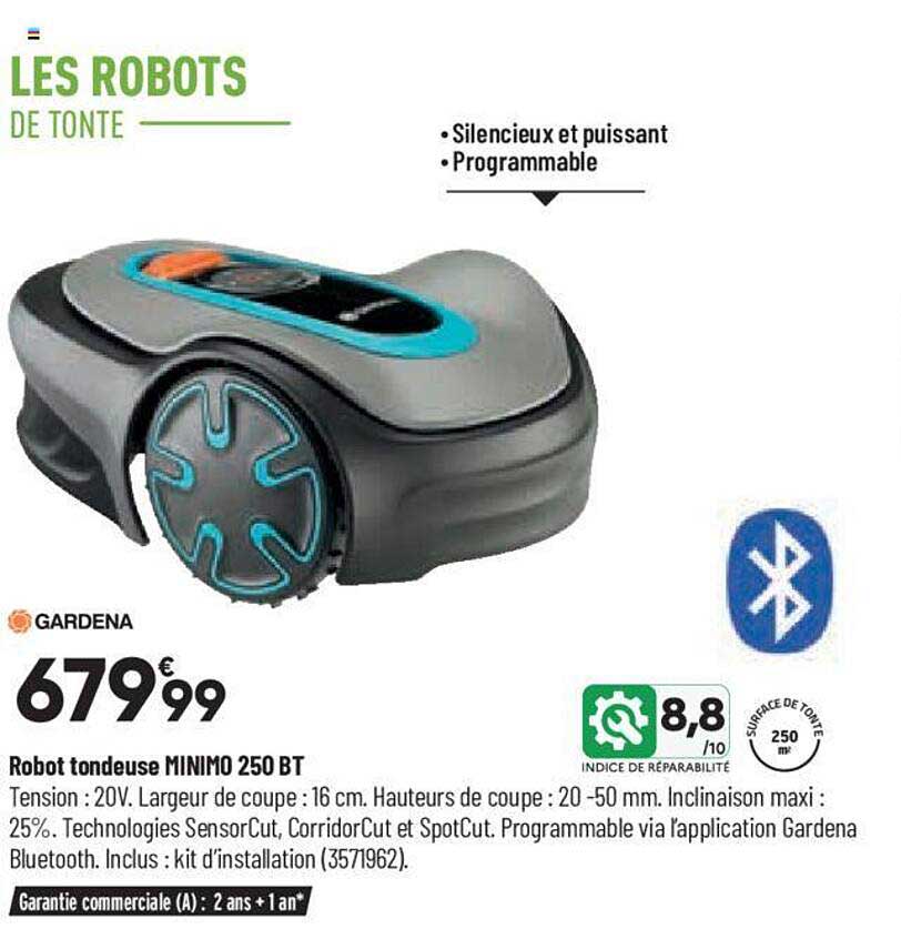 robot tondeuse minimo 250 bt gardena