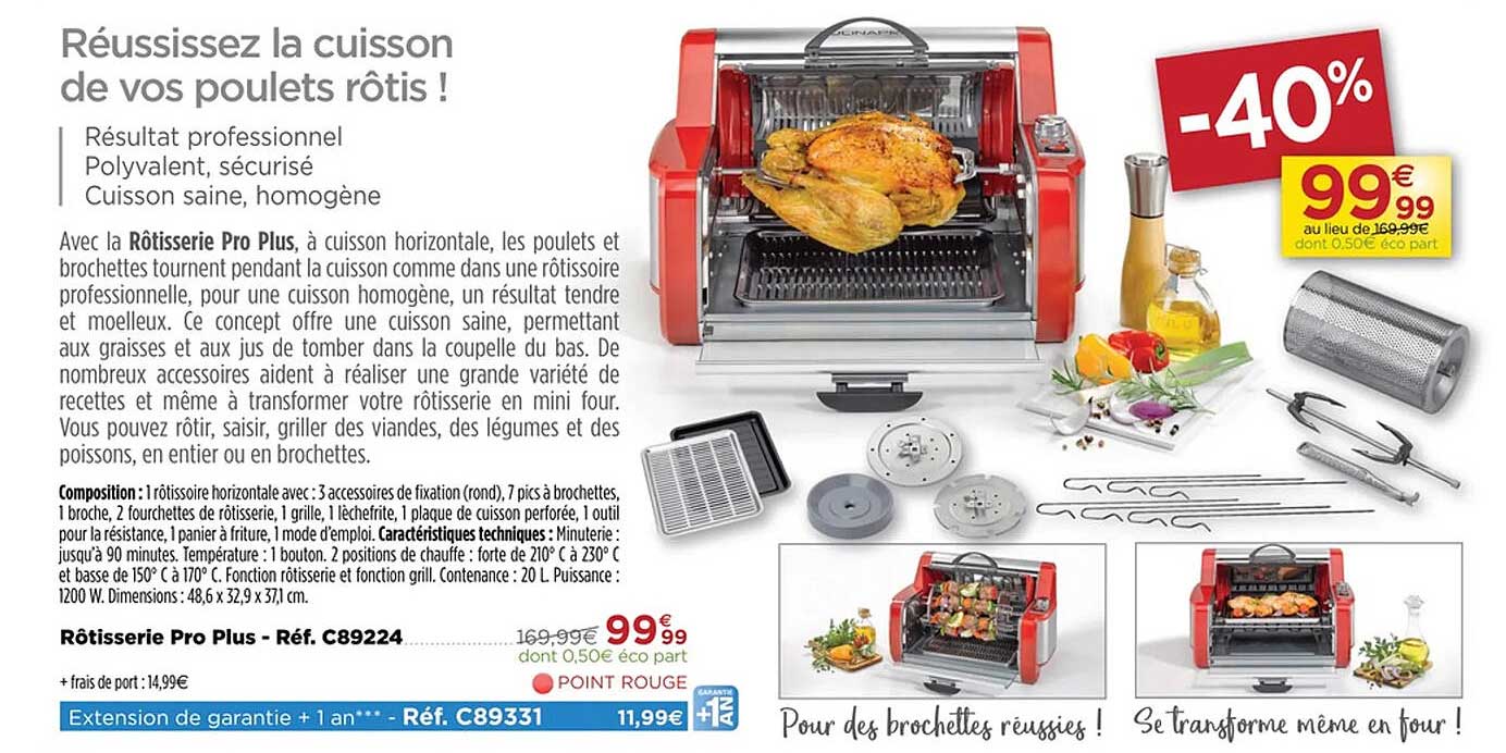 rôtisserie pro plus