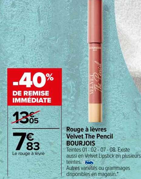 Rouge à Lèvres Velvet The Pencil Bourjois