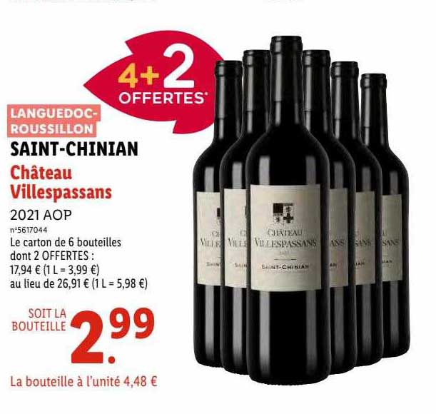 saint-chinian château villespassans 2021 aop