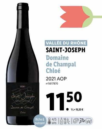 saint-joseph domaine de champal chloé 2021 aop