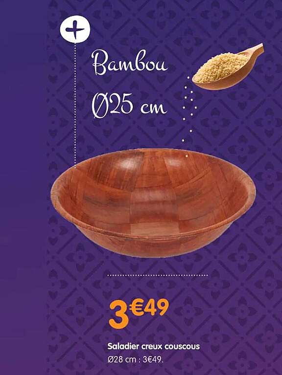 saladier creux couscous