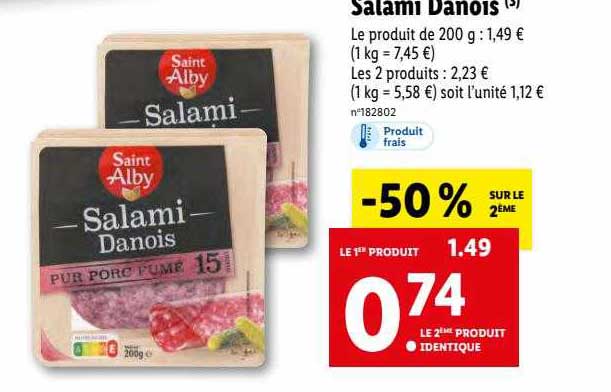 salami danois saint alby