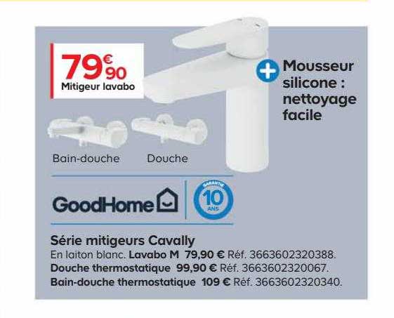 série mitigeurs cavally goodHome