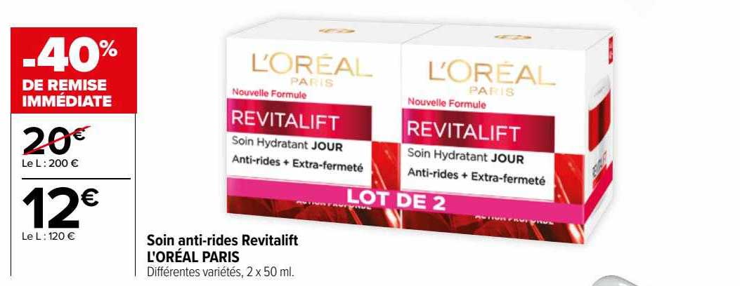 soin anti-rides revitalift l'oréal paris