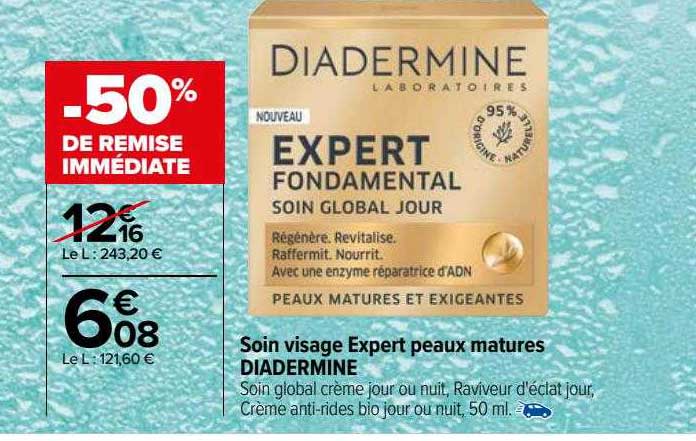soin visage expert peaux matures diadermine