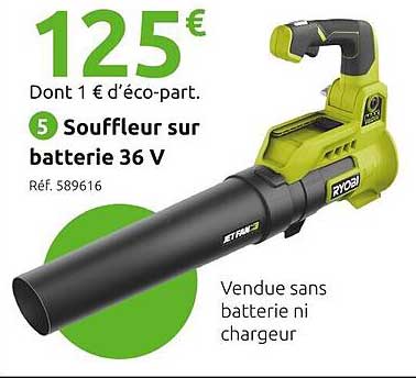 souffleur sur batterie 36v ryobi