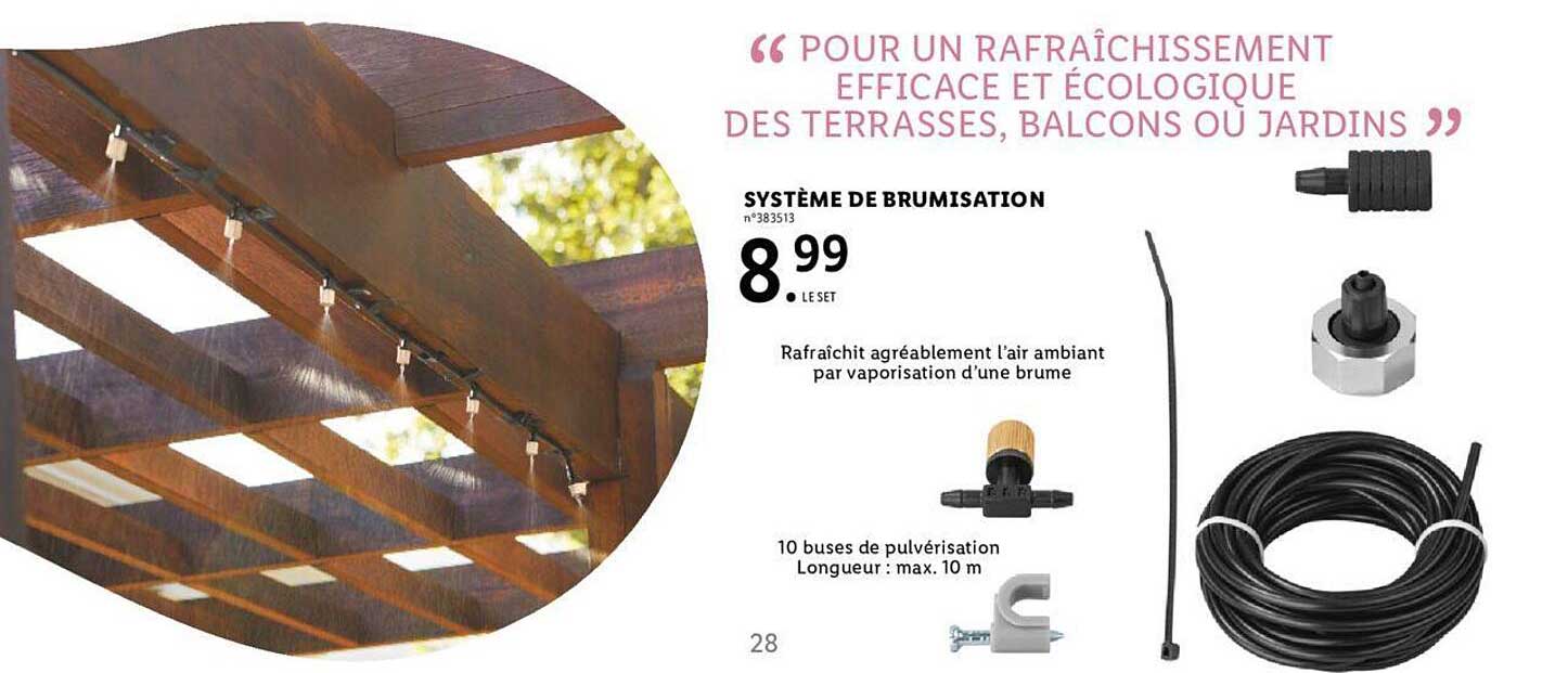 système de brumisation