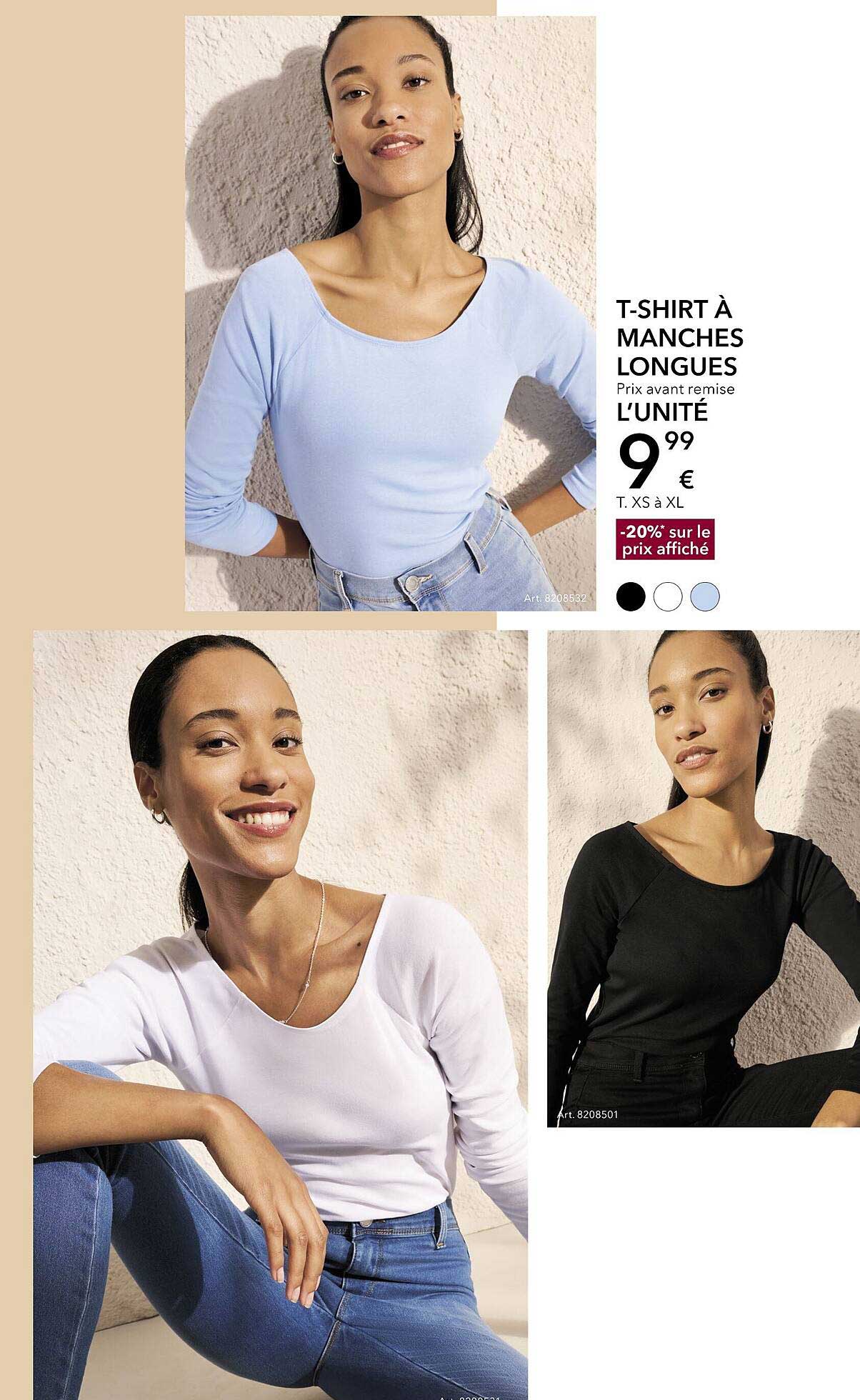 t-shirt manches longues