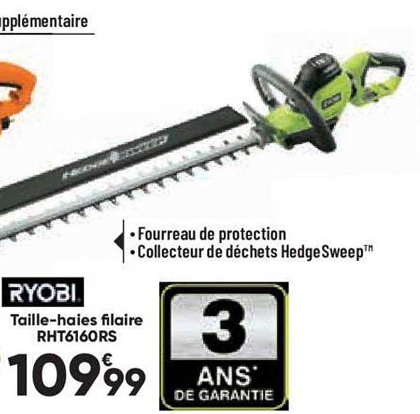 taille-haies filaire ryobi