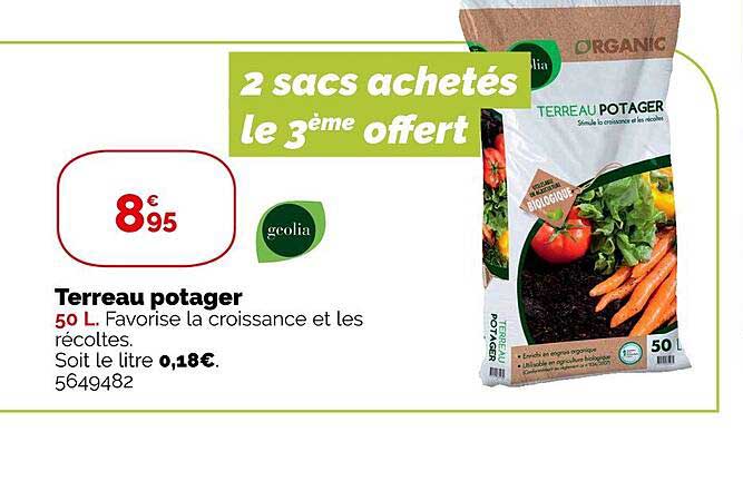 Terreau Potager Geolia