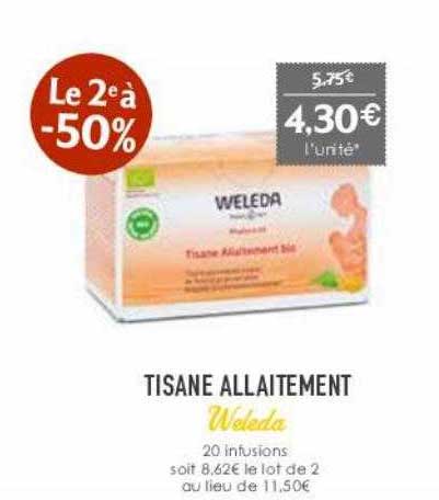 tisane allaitement weleda