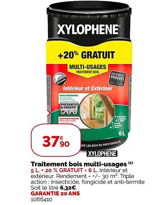 traitement bois multi-usages xylophène