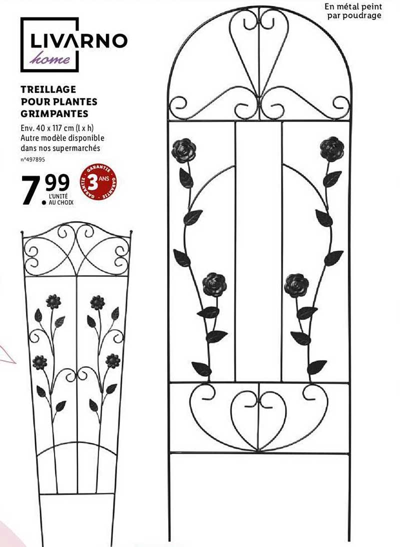 treillage pour plantes grimpantes livarno home