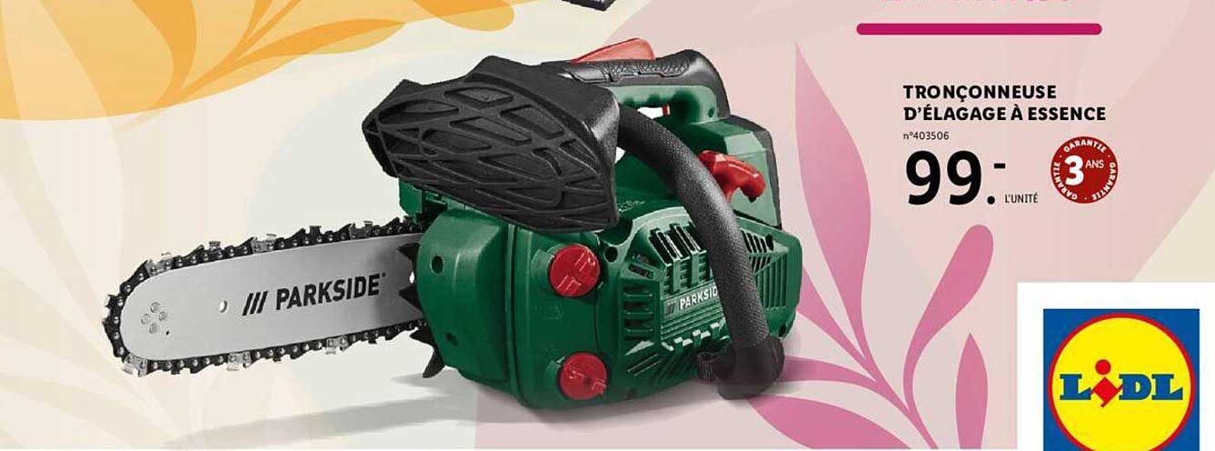 Tronçonneuse D'élagage à Essence Parkside