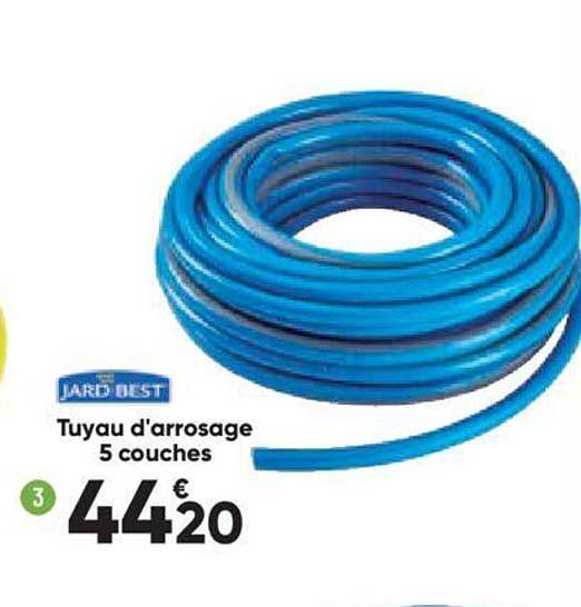 tuyau d'arrosage 5 couches jardibest
