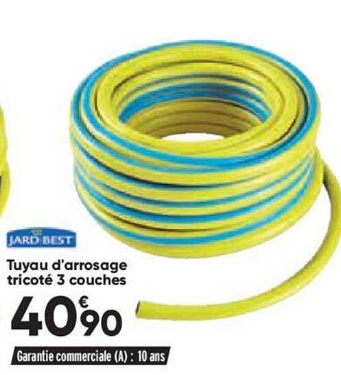 Tuyau D'arrosage Tricoté 3 Couches Jardibest
