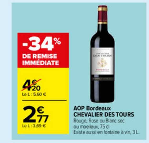 aop bordeaux chavalier des tours